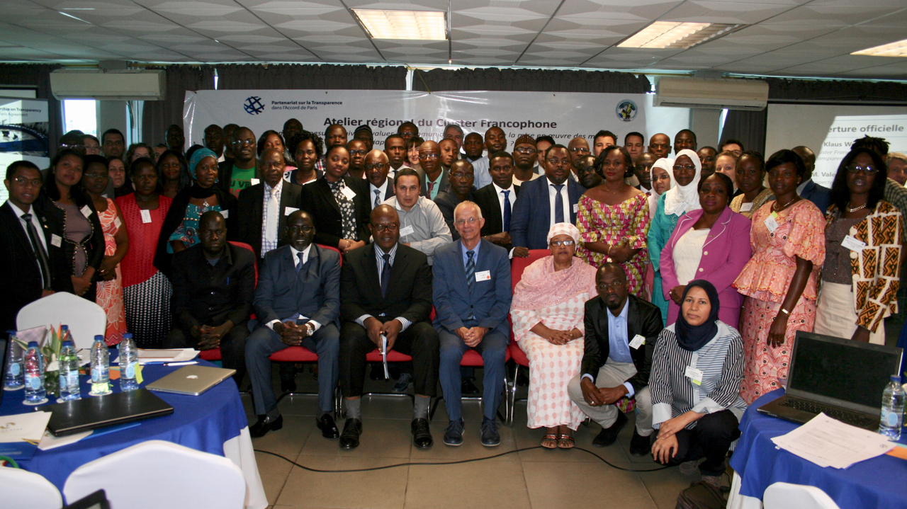 Les participants du 8ième atelier régional du Cluster Francophone
