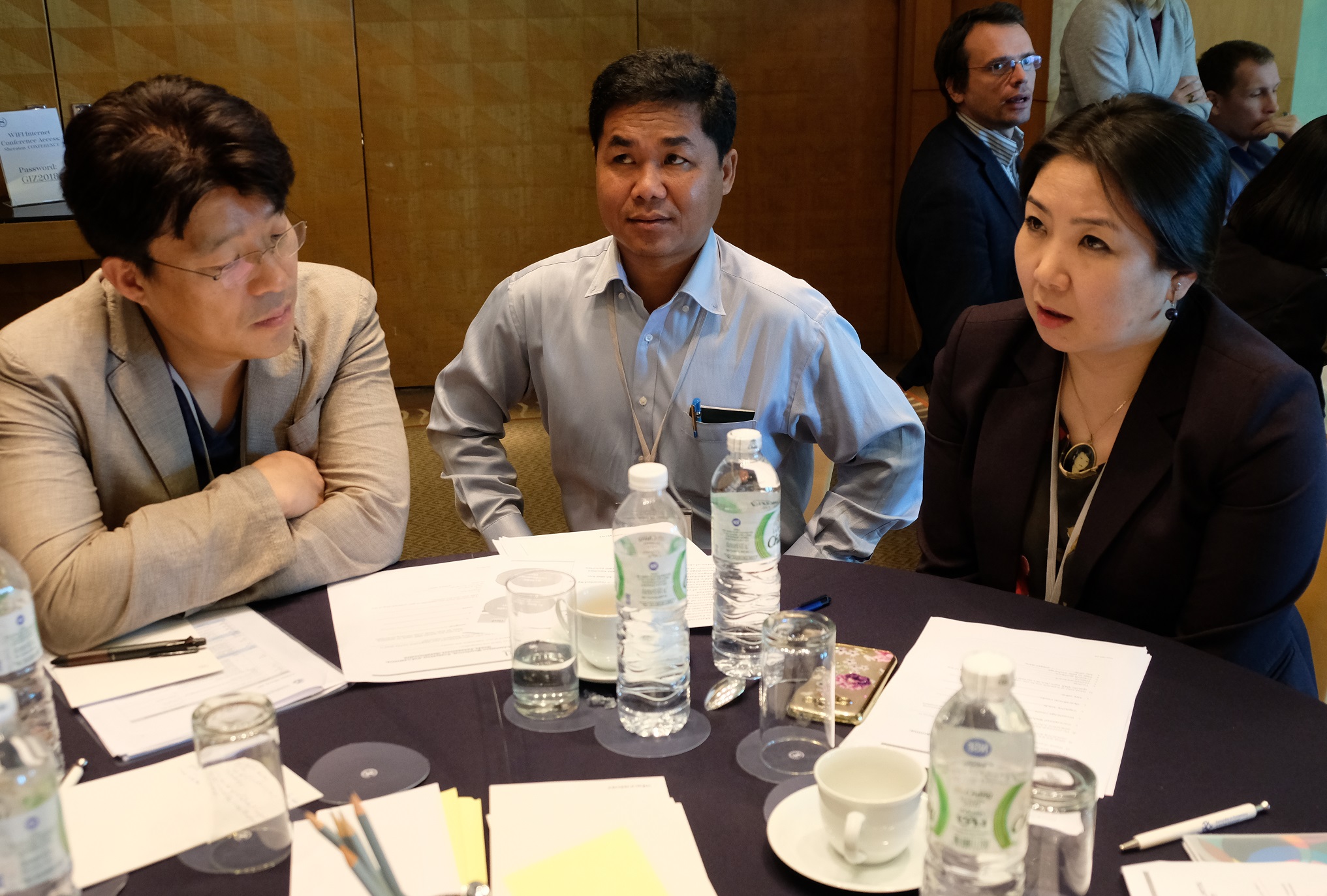 Group work during regional workshop