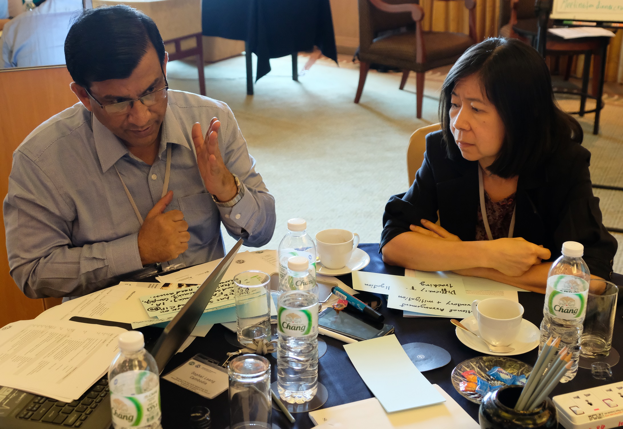 Group work during regional workshop