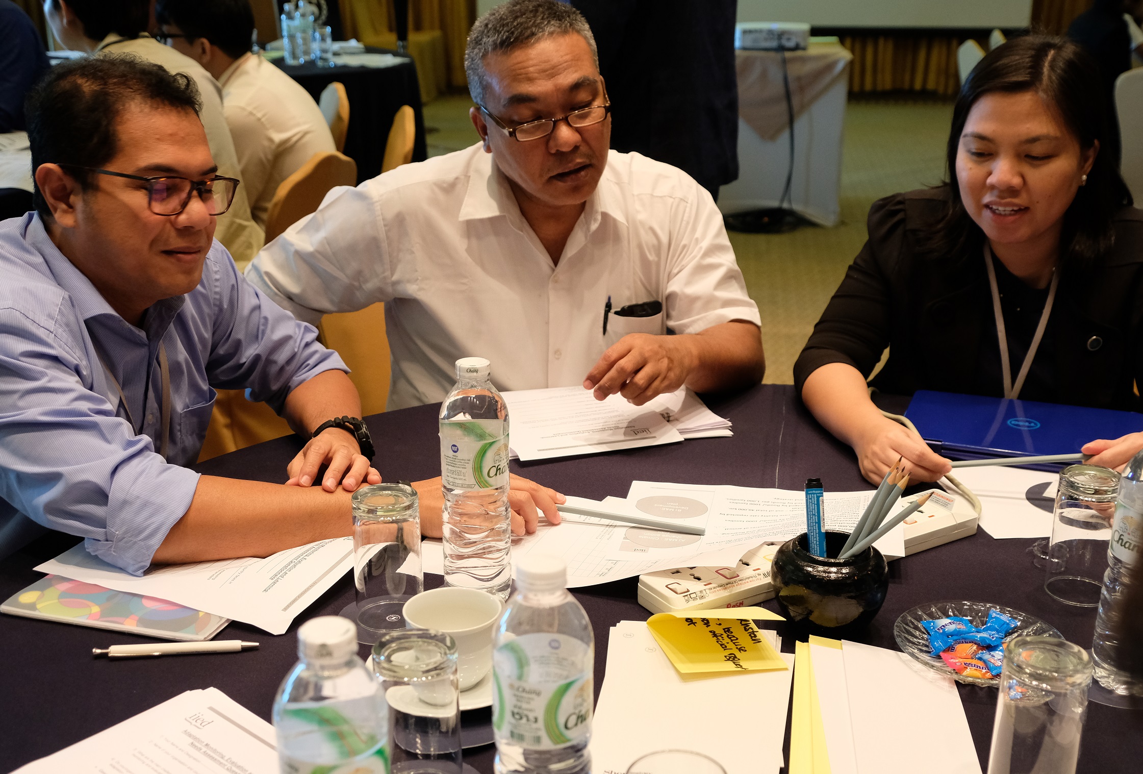 Group work during regional workshop